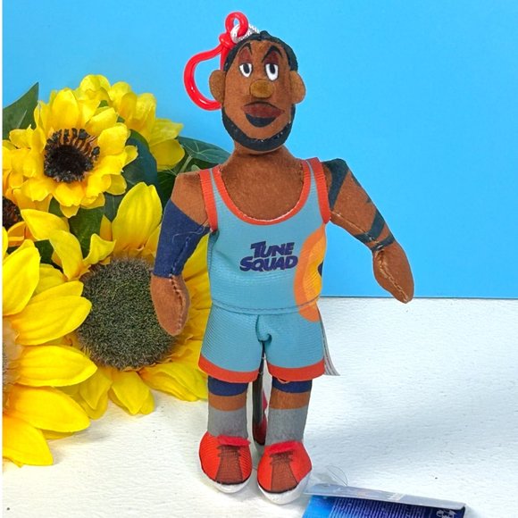 NEW Space Jam A New Legacy Plush‎ LeBron James Keychain Backpack Clip - Picture 1 of 3
